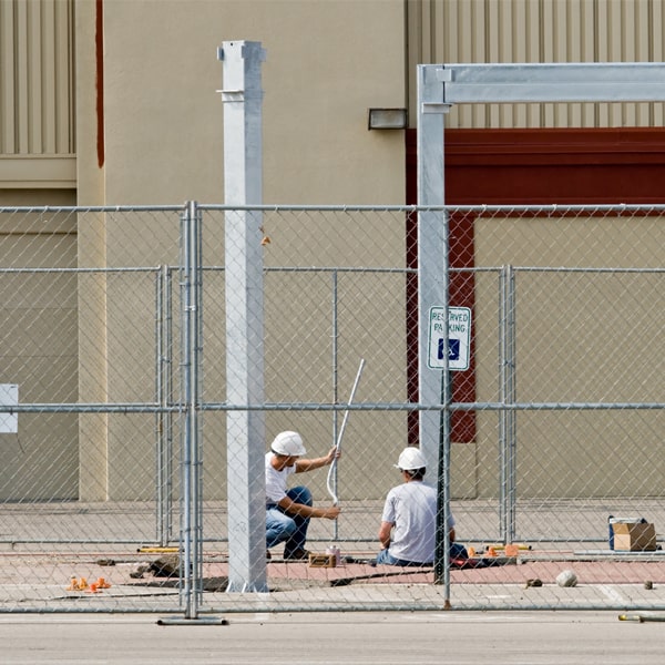 how long can i lease the temporary fence for my construction site or event in Purchase