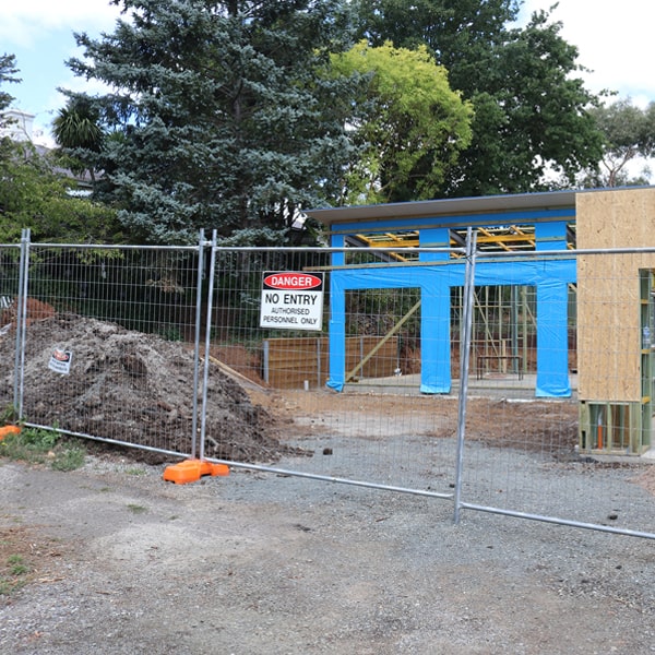 do you deliver and set up temporary fencing and what's the price for these services in Purchase New York